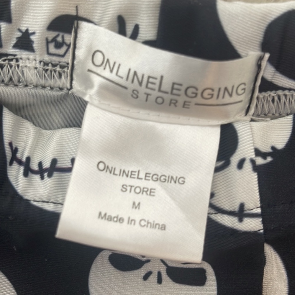 ❤️ 🆕 ONLINE LEGGING STORE Scary Pants Size M - Picture 4 of 5